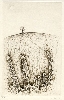 Cécile Reins - Passage du témoin, Cécile Reims et les graveurs du XVe au XXIe siècles, affinités électives : Cécile REIMS  - Histoires Naturelles II, 1996-1997, gravure au burin et pointe sèche. 21,5x13,7 cm. Edition O.G.C.-Michèle Broutta, Paris 1998. Coll. Musée de l’Hospice St-Roch, Issoudun, donation Cécile Reims-Fred Deux.  